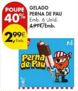 Pingo Doce Gelado perna de pau promoção
