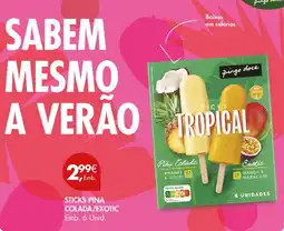 Pingo Doce Sticks pina colada/exotic pingo doce promoção