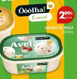Pingo Doce Gelado de avelã pingo doce promoção
