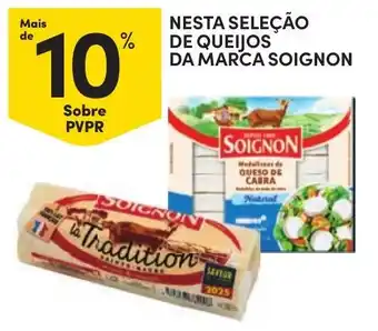 Continente queijos da marca soignon promoção