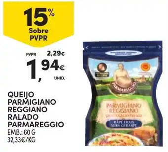Continente queijo parmigiano reggiano ralado parmareggio promoção
