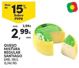 Continente Queijo mistura regular santiago promoção