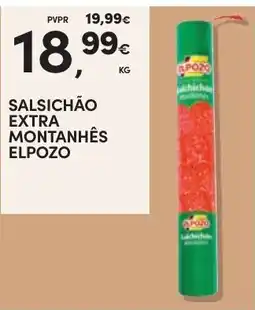 Continente salsichão extra montanhês elpozo promoção