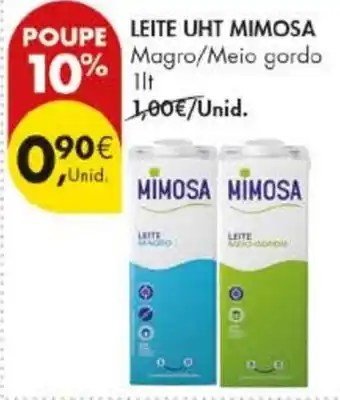 Pingo Doce Leite uht mimosa promoção