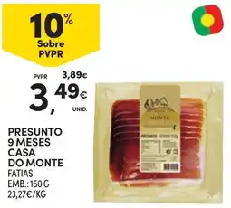 Continente Presunto 9 meses casa do monte promoção