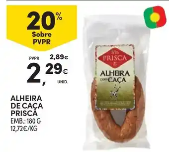 Continente Alheira de caça priscá promoção