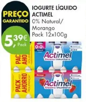 Pingo Doce Iogurte líquido actimel promoção