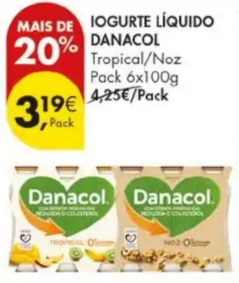 Pingo Doce Iogurte líquido danacol promoção
