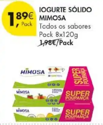 Pingo Doce Iogurte sólido mimosa promoção