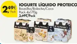 Pingo Doce Iogurte líquido proteico promoção