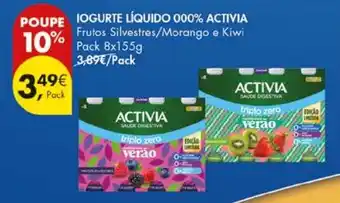 Pingo Doce Iogurte líquido 000% activia promoção