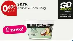 Pingo Doce skyr ananás e coco promoção