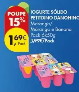 Pingo Doce Iogurte sólido petitdino danonino promoção