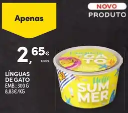 Continente Línguas de gato promoção