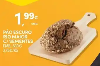Continente pão escuro rio maior c/ sementes promoção