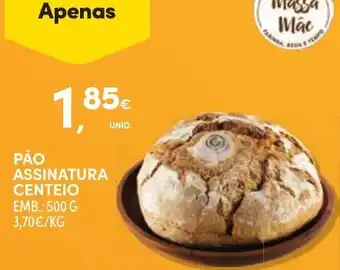 Continente Pão assinatura centeio promoção