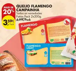 Pingo Doce Queijo flamengo campainha promoção