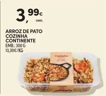 Continente Arroz de pato cozinha continente promoção