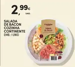 Continente Salada de bacon cozinha continente promoção
