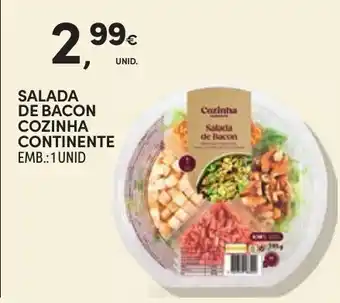 Continente Salada de bacon cozinha continente promoção