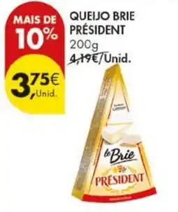 Pingo Doce queijo brie president promoção