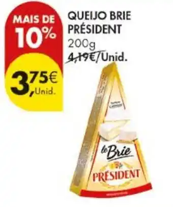 Pingo Doce queijo brie president promoção