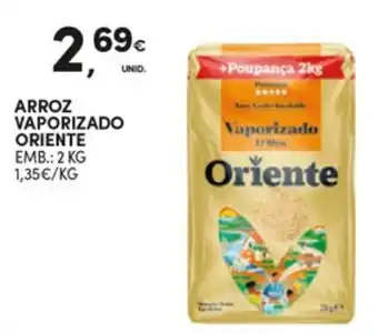 Continente Arroz vaporizado oriente promoção