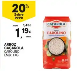 Continente Arroz Caçarola Carolino promoção