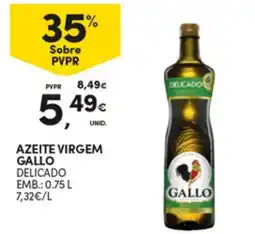Continente Azeite virgem gallo delicado promoção