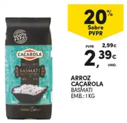 Continente Arroz cacarola basmati promoção