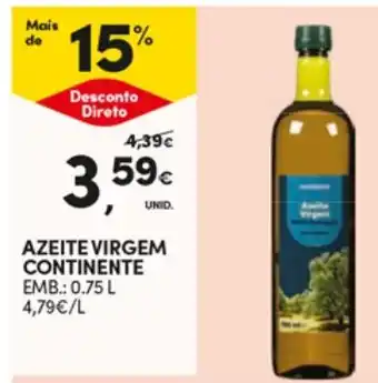 Continente Azeite virgem continente promoção