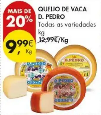 Pingo Doce Queijo de vaca d. pedro promoção