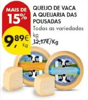 Pingo Doce Queijo de vaca a queijaria das pousadas promoção