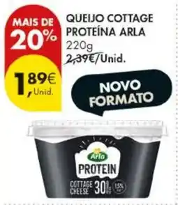 Pingo Doce queijo cottage proteína arla promoção