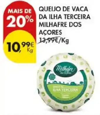 Pingo Doce Queijo de vaca da ilha terceira milhafre dos açores promoção