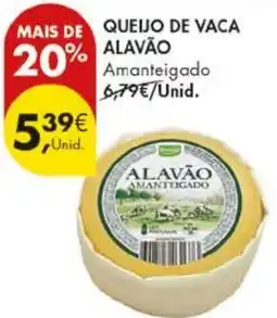 Pingo Doce Queijo de vaca alavão amanteigado promoção