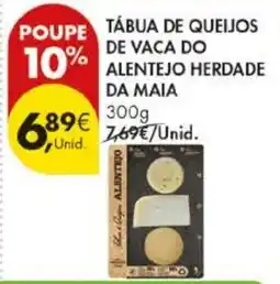 Pingo Doce Tábua de queijos de vaca do alentejo herdade da maia promoção