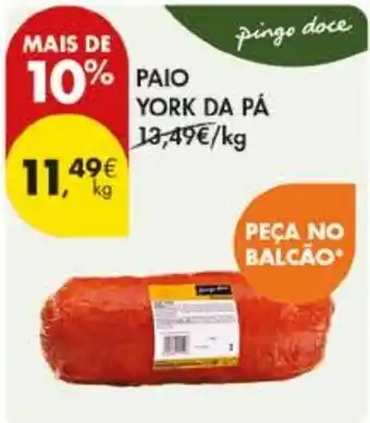 Pingo Doce Paio york da pá promoção