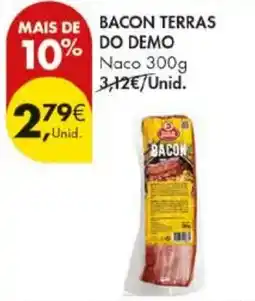 Pingo Doce Bacon terras do demo promoção