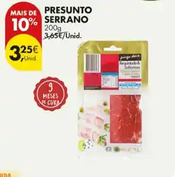 Pingo Doce Presunto serrano pingo doce promoção