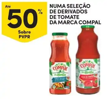 Continente Numa seleção de derivados de tomate da marca compal promoção