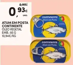 Continente Atum em posta continente promoção