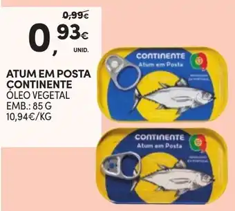 Continente Atum em posta continente promoção