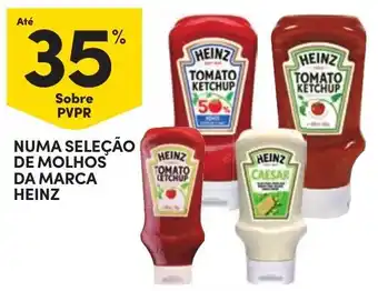 Continente numa seleção de molhos da marca heinz promoção