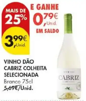 Pingo Doce Vinho dão cabriz colheita selecionada promoção