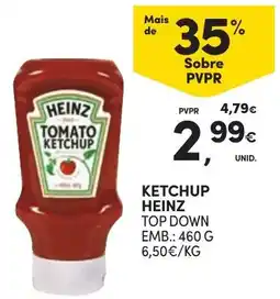 Continente Ketchup heinz top down promoção