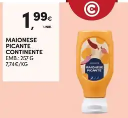 Continente Maionese picante continente promoção
