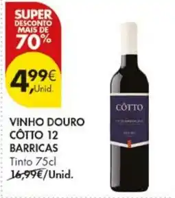 Pingo Doce Vinho douro cotto 12 barricas promoção