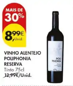 Pingo Doce vinho alentejo poliphonia reserva promoção