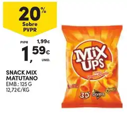 Continente Snack mix matutano promoção